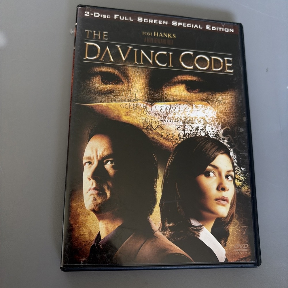 The DaVinci Code DVD Tom Hanks 2006 2-Disc Special Edition Full Frame Edition